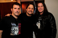 Charli Benante (Anthrax), Dave Lombardo (Slayer), and Shawn Drover (Megadeth)
