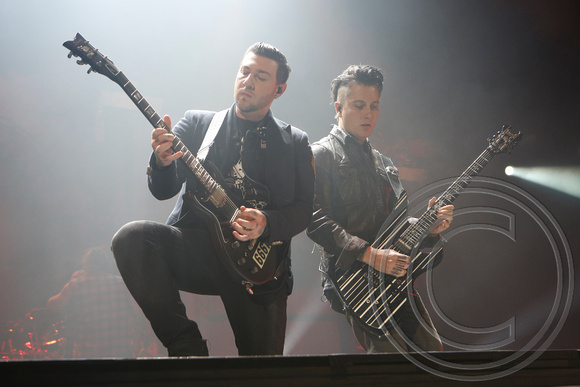 Zacky Vengeance and Synyster Gates (Avenged Sevenfold) at the All State Arena