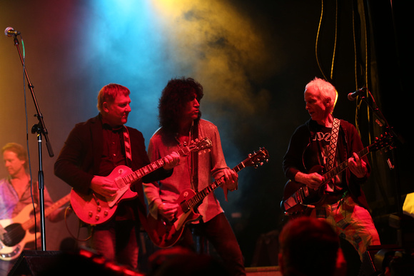 Alex Lifeson (Rush), Tommy Thayer (Kiss) and Robby Krieger (The Doors)