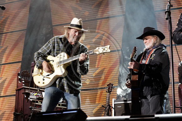 Neil Young and Willie Nelson